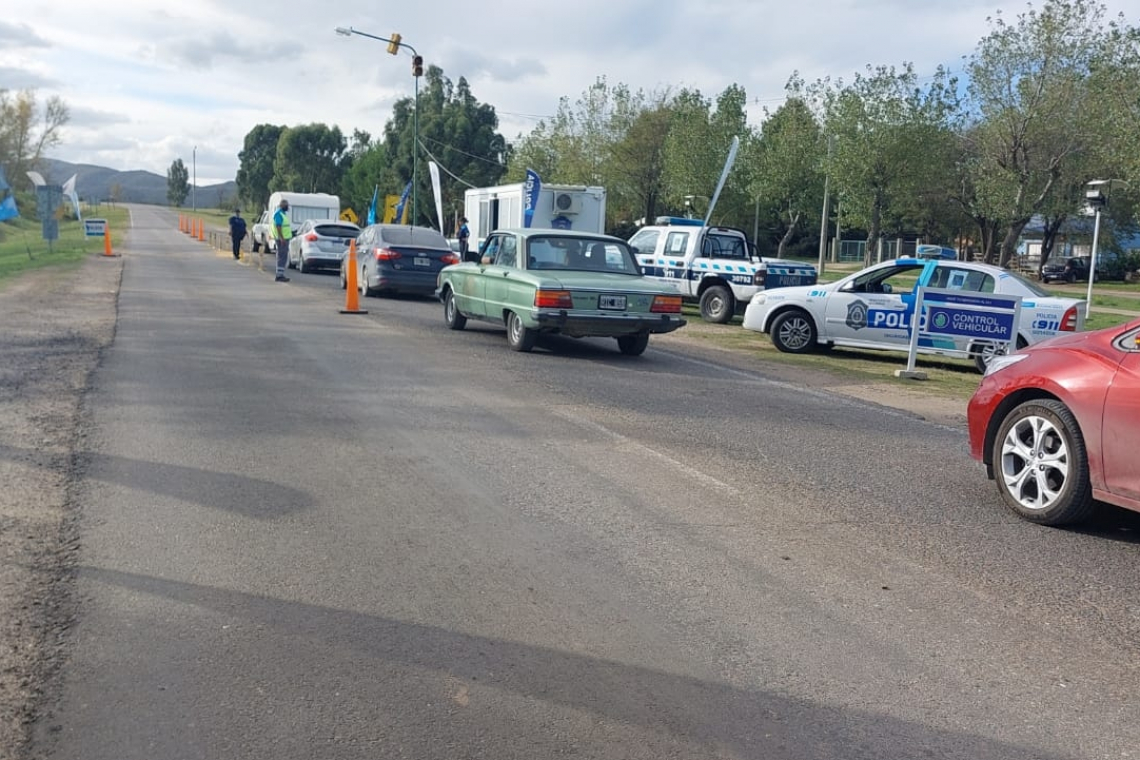 Policía Vial de Tornquist realizó operativos en Sierra de la Ventana 