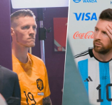 FIFA publicó un revelador video de Messi y Weghorst segundos antes del &quot;qué miras bobo&quot; 