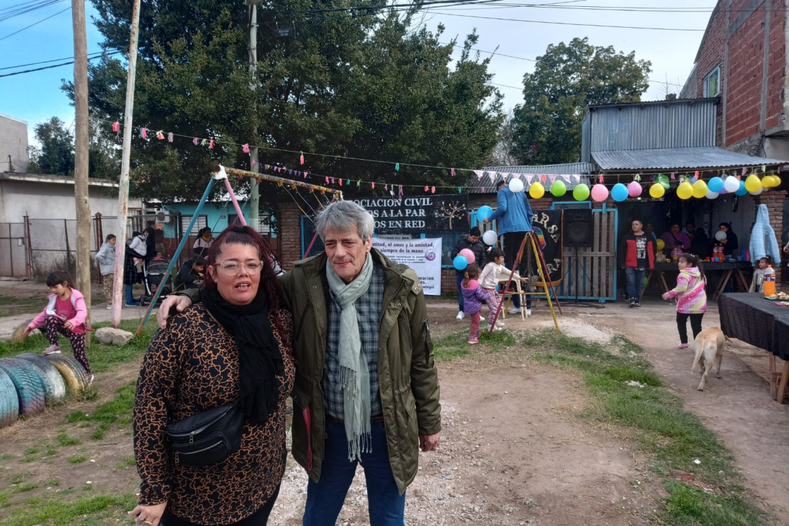 Gran festejo, juntos a los niños en su día