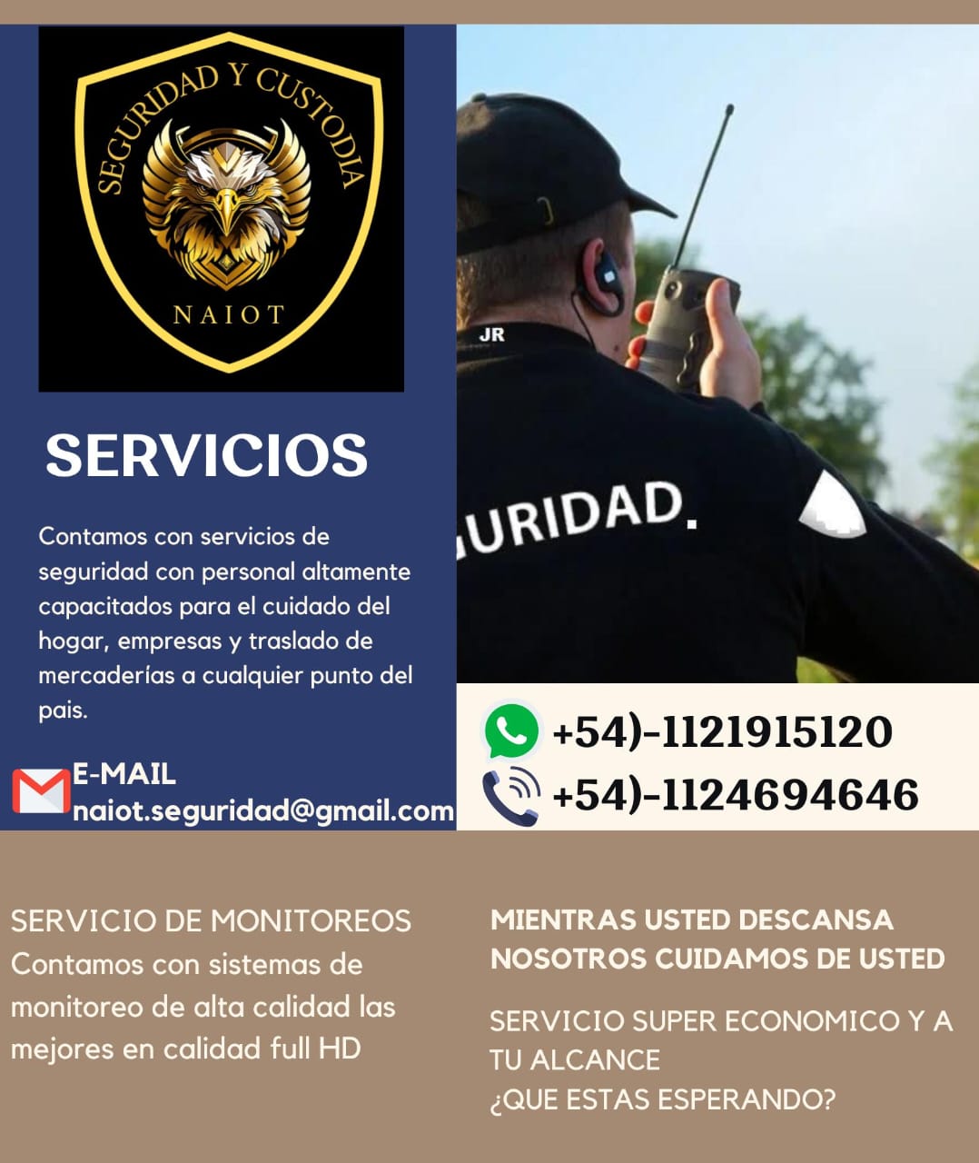 Seguridad y Custodia NAIOT